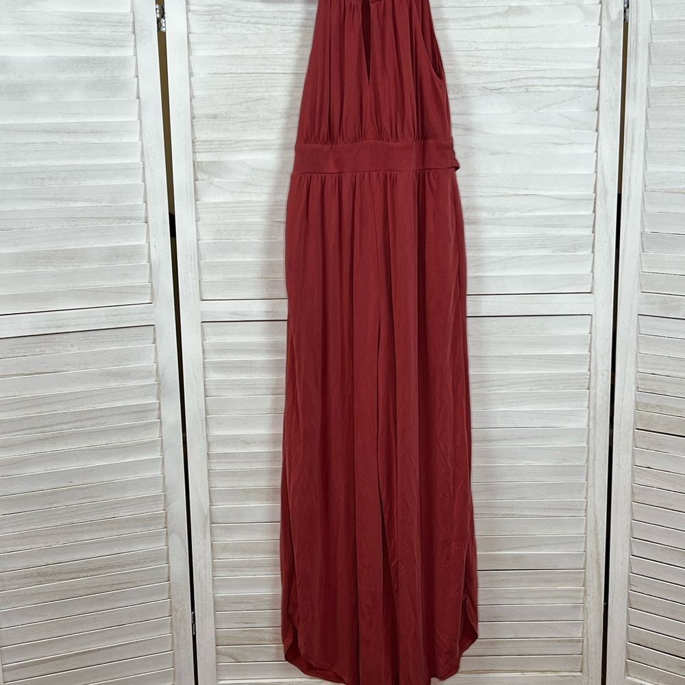 Anthropologie Moulinette Soeurs Ermita Halter Wide Leg Jumpsuit Small - Picture 4 of 13